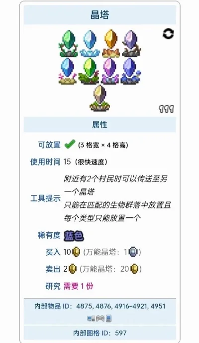 森林晶塔怎么放置条件-森林晶塔放置条件详解